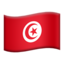 Tunisia Flag emoji on Apple