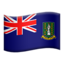 British Virgin Islands Flag emoji on Apple