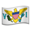 Emoji Bendera: Kepulauan Virgin A.S. pada Apple