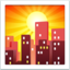 Sunset emoji on Apple