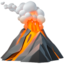 Emoji Vulcano su Apple