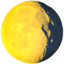 Waning Gibbous Moon emoji on Apple
