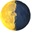 Last Quarter Moon emoji on Apple