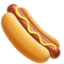 Hot Dog emoji on Apple