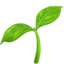 Seedling emoji on Apple