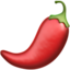 Emoji Peperoncino su Apple
