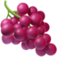 Grapes emoji on Apple