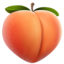 อีโมจิ ลูกพีช บน Apple