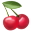Emoji Cerezas en Apple