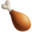 Poultry Leg emoji on Apple