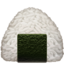 Rice Ball emoji on Apple