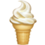 Softeis-Emoji auf Apple
