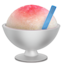Shaved Ice emoji on Apple