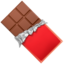 Schokoladentafel-Emoji auf Apple