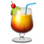 Tropical Drink emoji on Apple