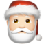 Santa Claus: Light Skin Tone emoji on Apple