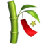 Tanabata-Baum-Emoji auf Apple