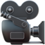 Movie Camera emoji on Apple