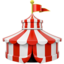 Circus Tent emoji on Apple