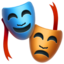 אימוג'י אמנויות הבמה ב-Apple