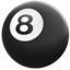 Emoji Palla da biliardo su Apple