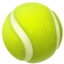 Tennis emoji on Apple