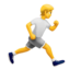 Person Running Facing Right emoji on Apple