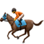 Horse Racing emoji on Apple