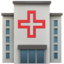 Hospital emoji on Apple