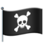 Emoji Bendera lanun pada Apple