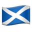 Scotland Flag emoji on Apple
