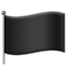 Emoji Bandeira preta no Apple