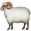 Ram emoji on Apple