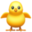 Front-Facing Baby Chick emoji on Apple