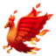 Emoji Burung phoenix pada Apple