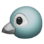 Apple üzerinde Kuş emojisi