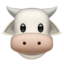 Cow Face emoji on Apple
