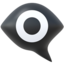 Eye in Speech Bubble emoji on Apple