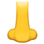 Nose emoji on Apple