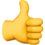 Thumbs Up emoji on Apple