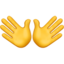 อีโมจิ แบมือ บน Apple