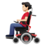 Emoji Homem em cadeira de rodas motorizada: pele clara no Apple