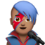 Emoji Cantante uomo: carnagione olivastra su Apple