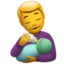 Emoji Uomo che allatta su Apple