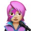 Woman Singer: Medium-Light Skin Tone emoji on Apple