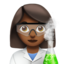 Wetenschapster: donkergetinte huidskleur-emoji op Apple