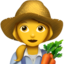Emoji Contadina su Apple