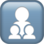 Family: Woman, Girl, Boy emoji on Apple
