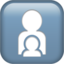 Family: Woman, Girl emoji on Apple
