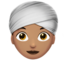Emoji Wanita berserban: ton kulit sederhana pada Apple